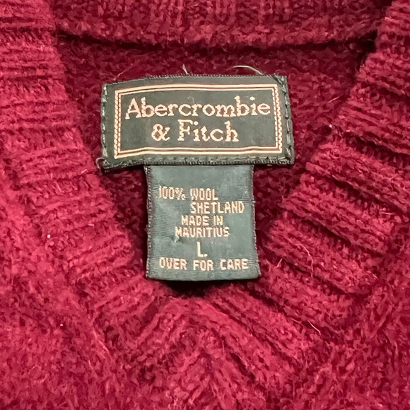 Cranberry Wool Sweater - Picture 6 of 6